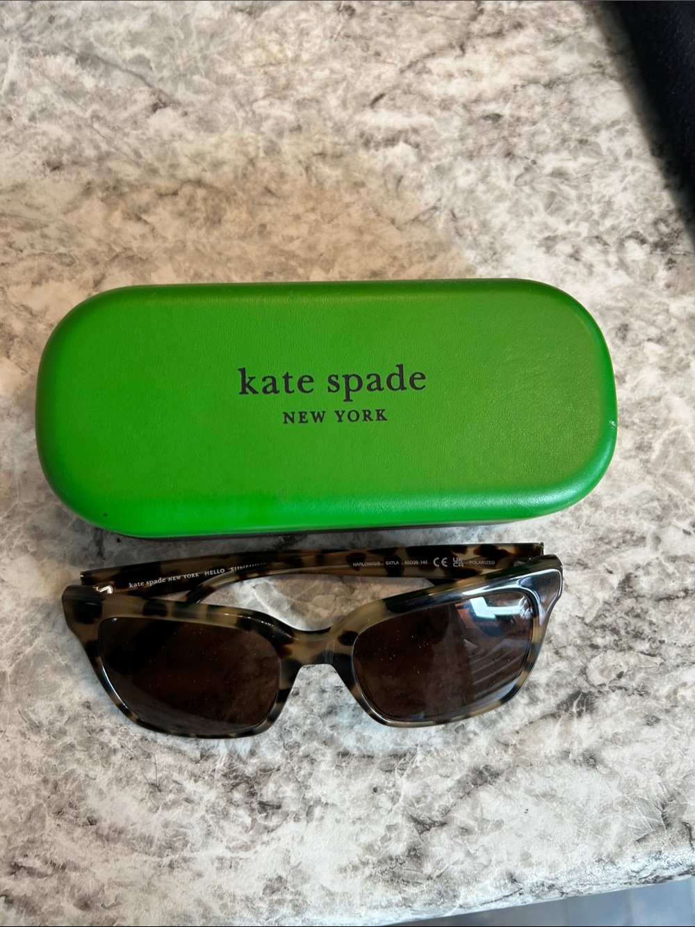 kate spade Harlow G/S Tortoise Sunglasses - light prescription
